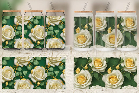 Glass Can Wrap Sublimation artnoy 