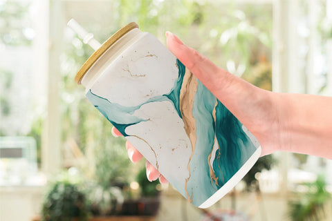 Glass Can Wrap Sublimation artnoy 