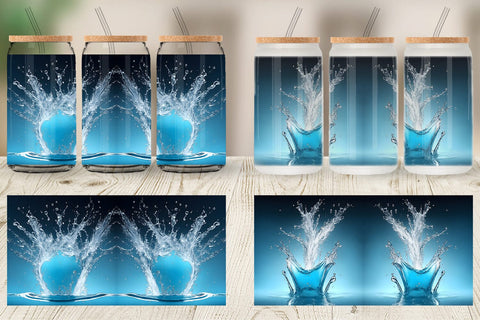 Glass Can Wrap Sublimation artnoy 