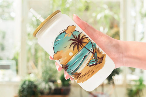 Glass Can Wrap Sublimation artnoy 