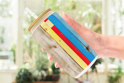 Glass Can Wrap Sublimation artnoy 