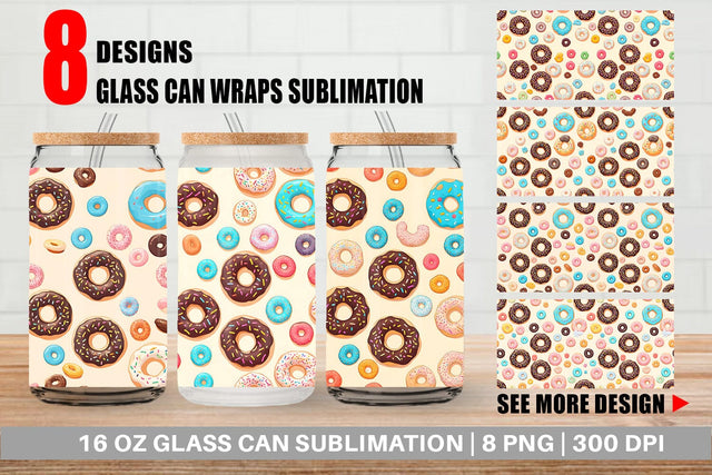 Glass Can Wrap Sublimation artnoy 