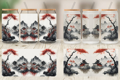 Glass Can Wrap Sublimation artnoy 