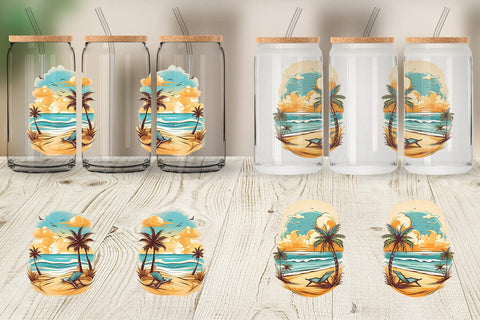 Glass Can Wrap Sublimation artnoy 