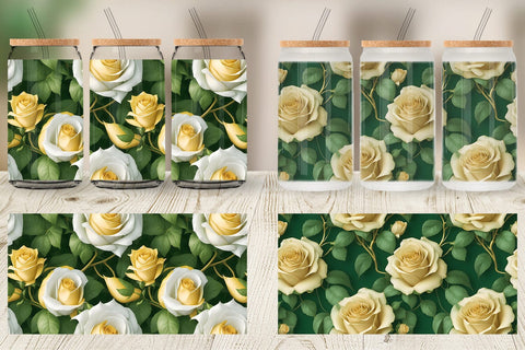 Glass Can Wrap Sublimation artnoy 