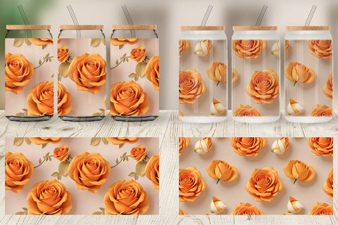 Glass Can Wrap Sublimation artnoy 