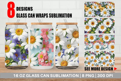 Glass Can Wrap Sublimation artnoy 