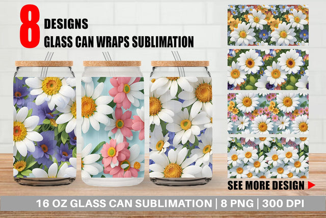 Glass Can Wrap Sublimation artnoy 