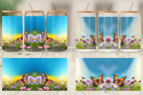 Glass Can Wrap Sublimation artnoy 