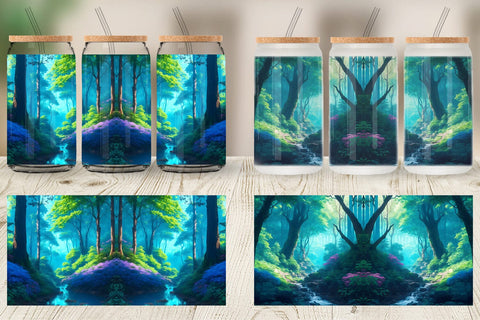 Glass Can Wrap Sublimation artnoy 