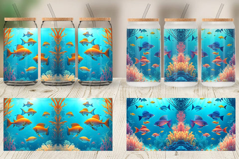 Glass Can Wrap Sublimation artnoy 