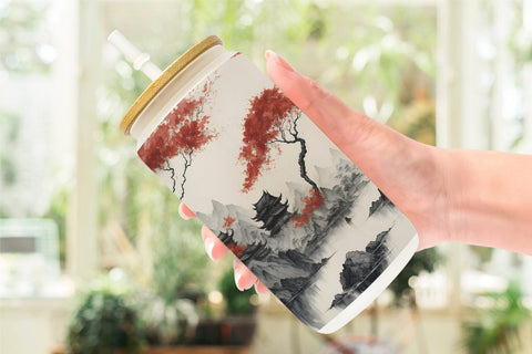 Glass Can Wrap Sublimation artnoy 