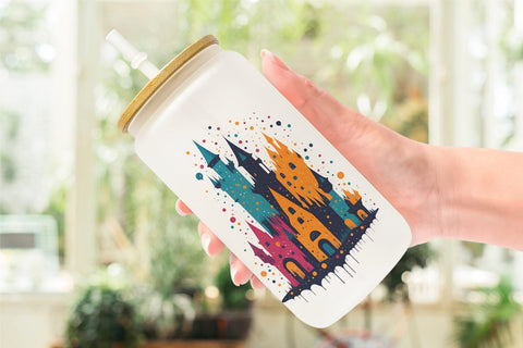 Glass Can Wrap Sublimation artnoy 