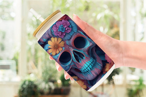 Glass Can Wrap Sublimation artnoy 