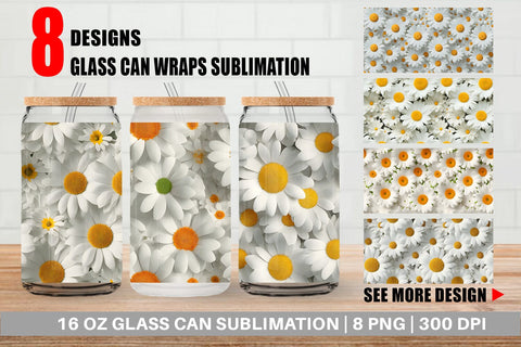 Glass Can Wrap Sublimation artnoy 