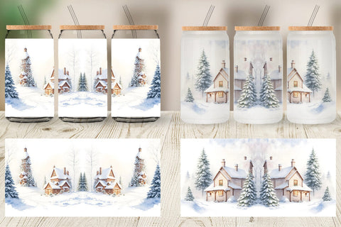 Glass Can Wrap Sublimation artnoy 