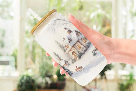 Glass Can Wrap Sublimation artnoy 