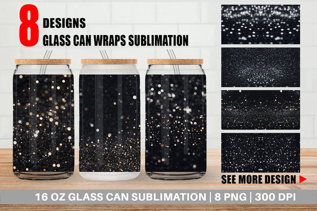 Glass Can Wrap Sublimation artnoy 