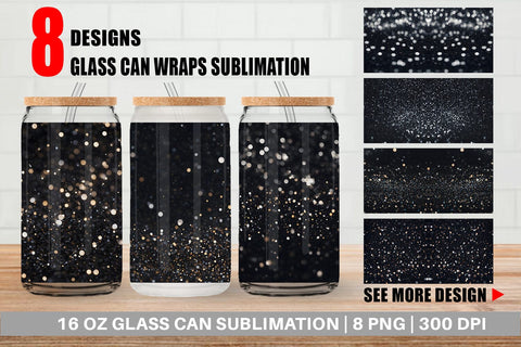 Glass Can Wrap Sublimation artnoy 