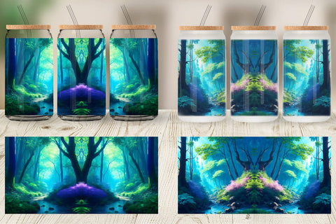 Glass Can Wrap Sublimation artnoy 