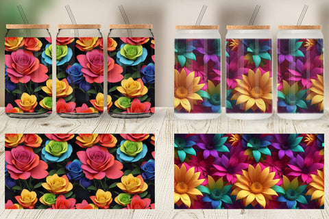 Glass Can Wrap Sublimation artnoy 