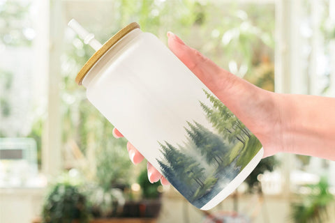 Glass Can Wrap Sublimation artnoy 