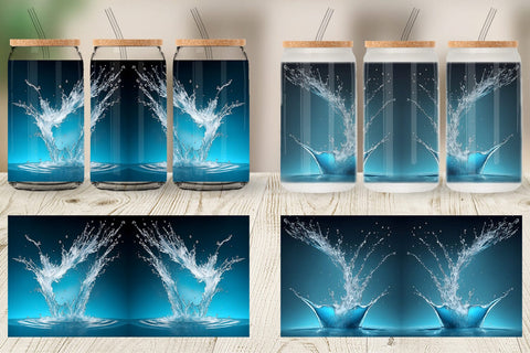 Glass Can Wrap Sublimation artnoy 