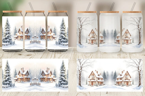 Glass Can Wrap Sublimation artnoy 