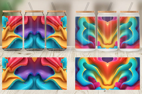 Glass Can Wrap Sublimation artnoy 