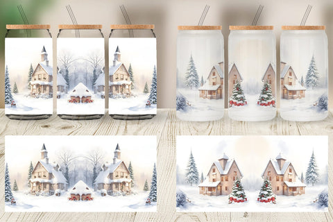 Glass Can Wrap Sublimation artnoy 