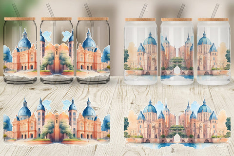 Glass Can Wrap Sublimation artnoy 