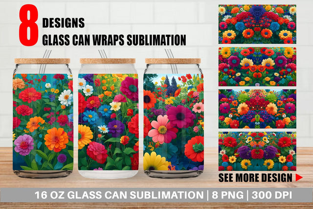 Glass Can Wrap Sublimation artnoy 