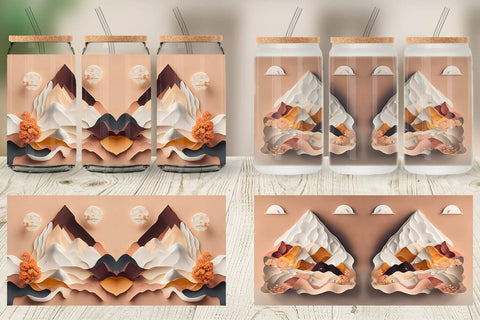 Glass Can Wrap Sublimation artnoy 