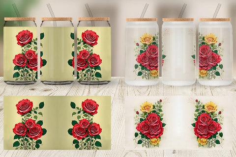 Glass Can Wrap Sublimation artnoy 