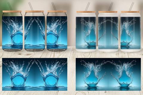 Glass Can Wrap Sublimation artnoy 