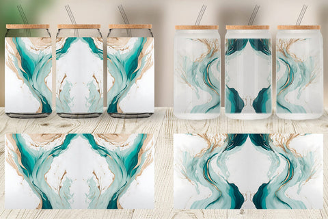 Glass Can Wrap Sublimation artnoy 