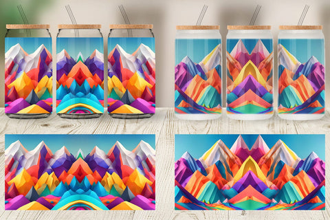 Glass Can Wrap Sublimation artnoy 