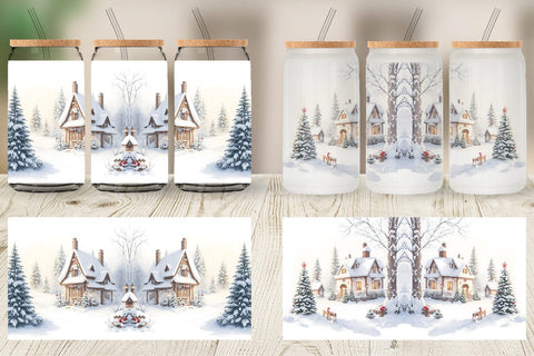 Glass Can Wrap Sublimation artnoy 