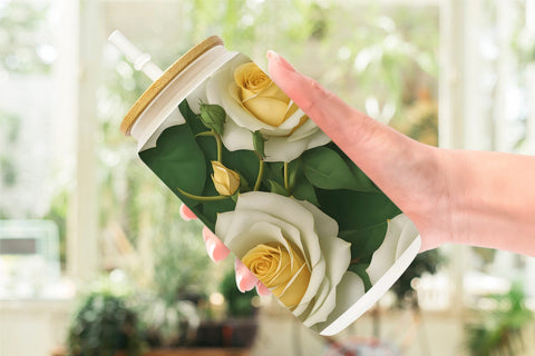 Glass Can Wrap Sublimation artnoy 