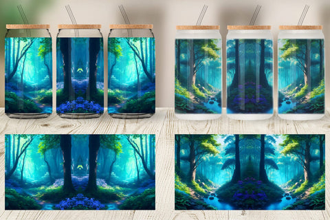 Glass Can Wrap Sublimation artnoy 