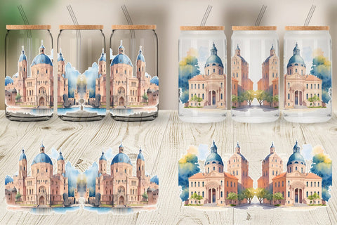 Glass Can Wrap Sublimation artnoy 