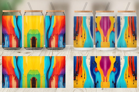 Glass Can Wrap Sublimation artnoy 