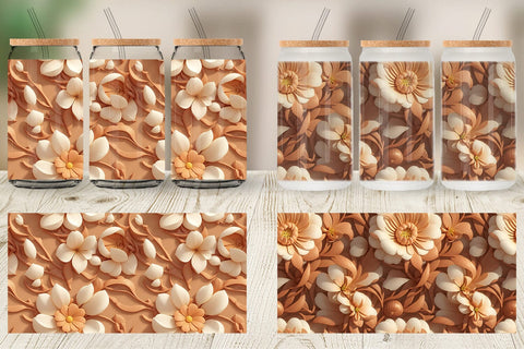 Glass Can Wrap Sublimation artnoy 