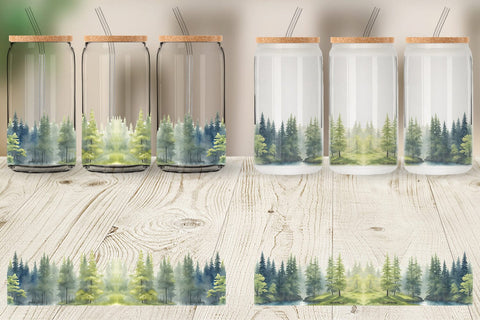 Glass Can Wrap Sublimation artnoy 