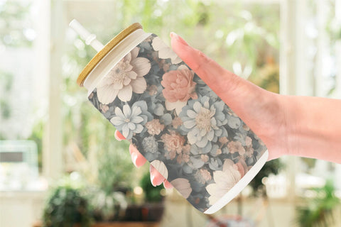 Glass Can Wrap Sublimation artnoy 