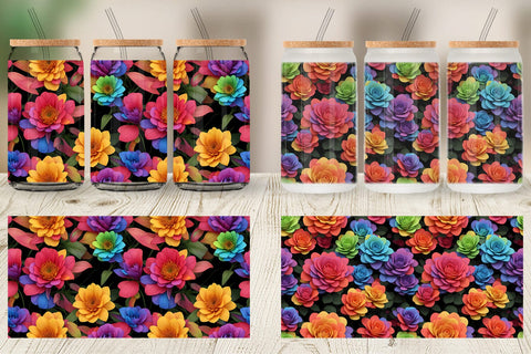 Glass Can Wrap Sublimation artnoy 