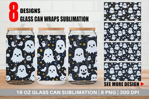 Glass Can Wrap Sublimation artnoy 