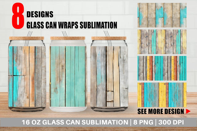 Glass Can Wrap Sublimation artnoy 