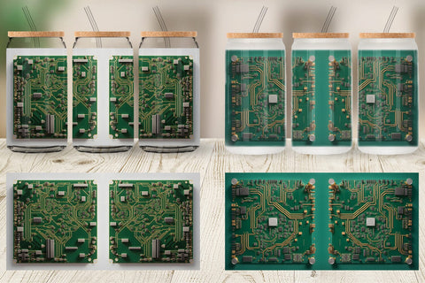 Glass Can Wrap Sublimation artnoy 