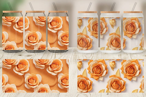 Glass Can Wrap Sublimation artnoy 